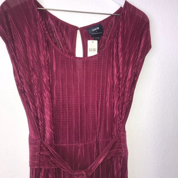 Anthropologie Maeve Sonata Berry Wine Jumpsuit 16 - Picture 3 of 5